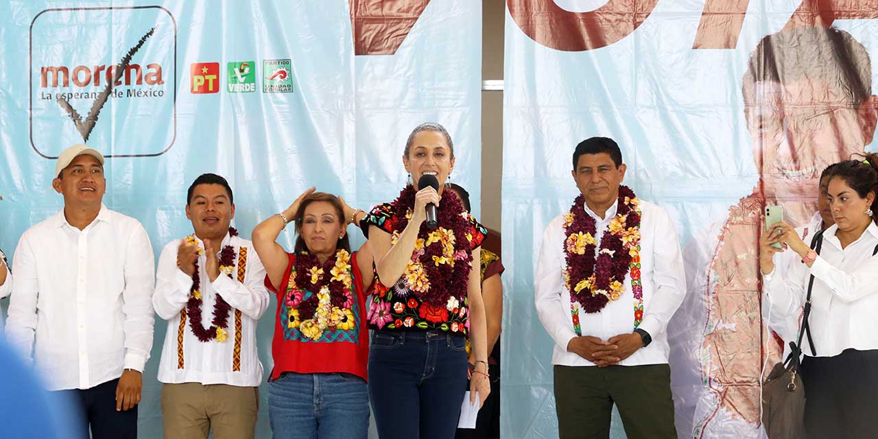 Pronostica Sheinbaum carro completo el 6 de junio  | El Imparcial de Oaxaca