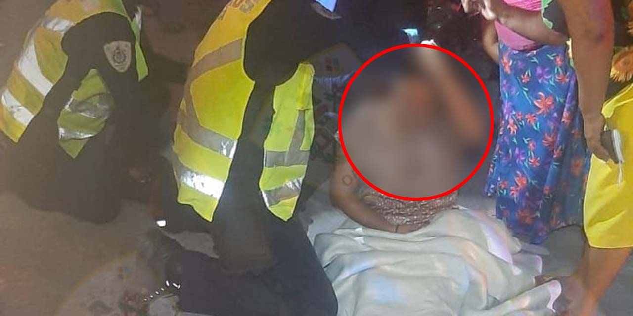 Fuerte encontronazo entre moto y mototaxi deja tres personas lesionadas