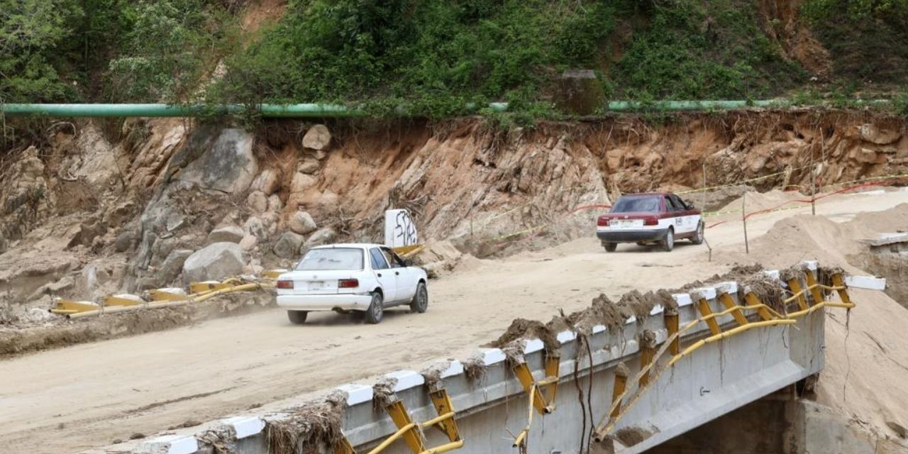Habilitan paso provisional en puente la Erradura, Huatulco | El Imparcial de Oaxaca