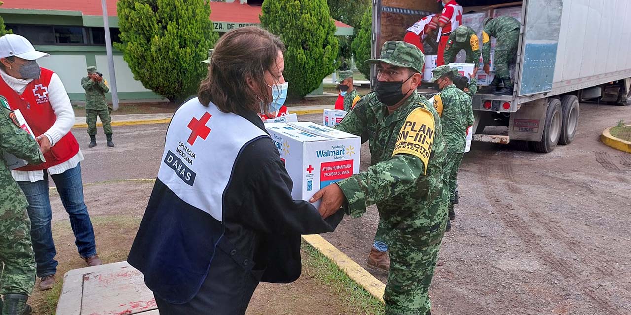 Entrega Cruz Roja víveres a damnificados | El Imparcial de Oaxaca