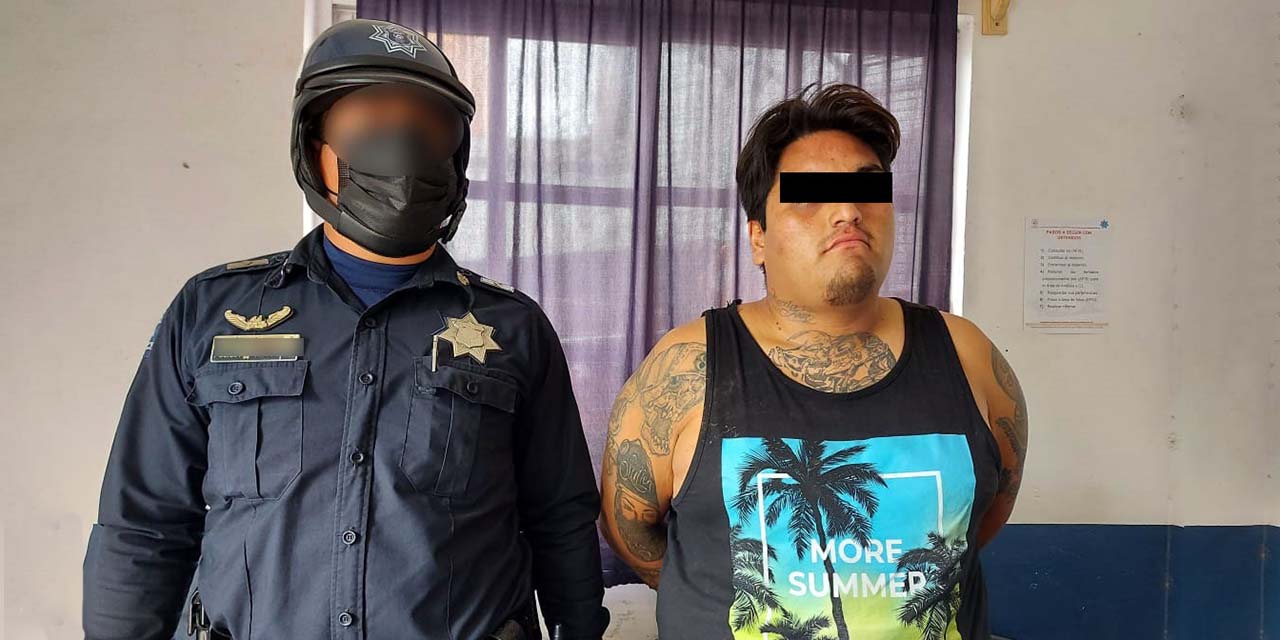 Detenido por golpear a elemento de la Policía Vial | El Imparcial de Oaxaca