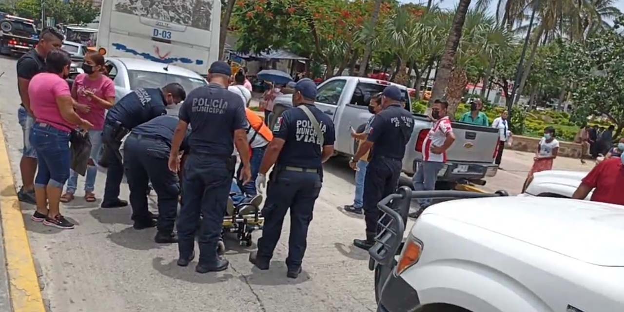 Aparatoso choque deja un lesionado | El Imparcial de Oaxaca