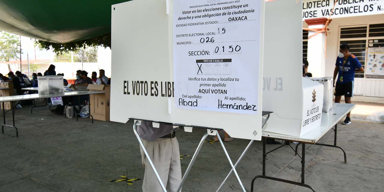 Abstencionismo en elecciones fue de 61.21% | El Imparcial de Oaxaca