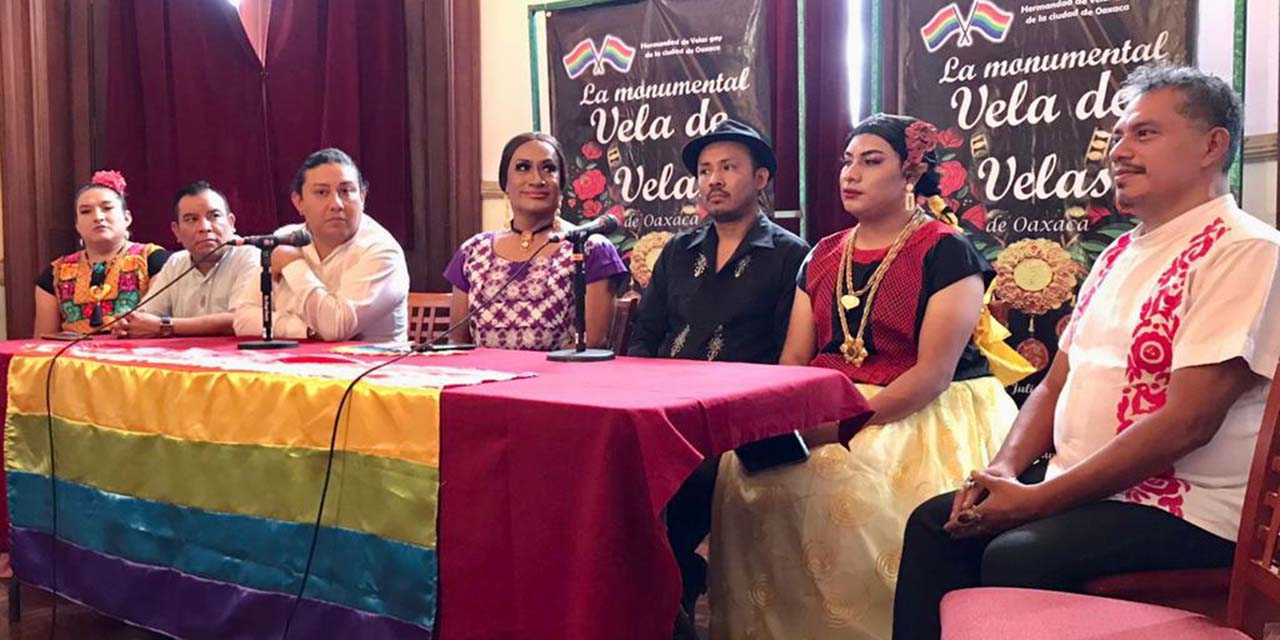 Con monumental vela gay, buscan respeto y cultura | El Imparcial de Oaxaca