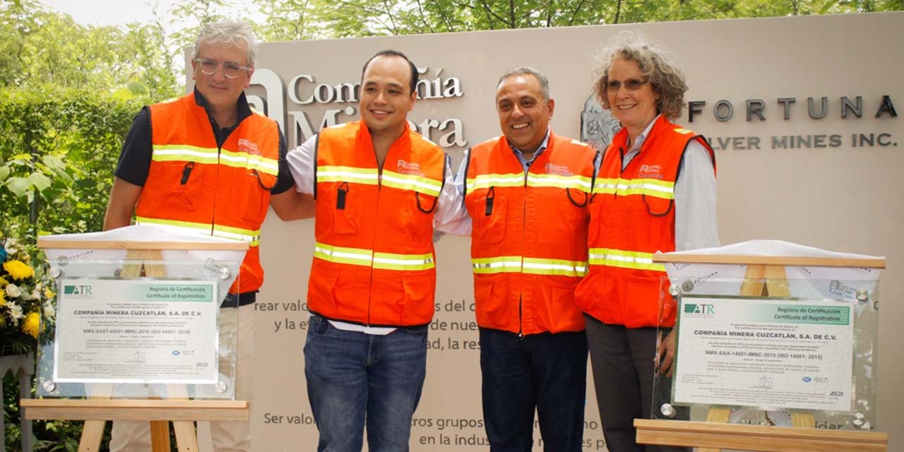 Otorgan a Minera Cuzcatlán certificaciones ambientales | El Imparcial de Oaxaca
