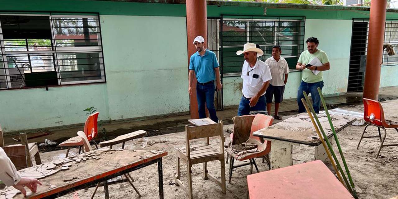 Continúan los recorridos de atención en escuelas afectadas por “Agatha”: IEEPO | El Imparcial de Oaxaca