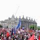 Protestan en Londres por aumento en el costo de vida