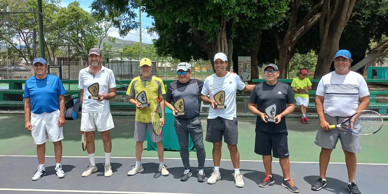 Concluye el Torneo de veteranos de tenis | El Imparcial de Oaxaca