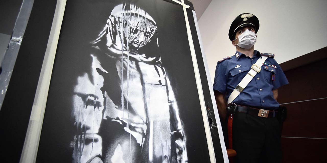 Juzgan en Francia a ocho hombres por robar un simbólico Banksy en París | El Imparcial de Oaxaca