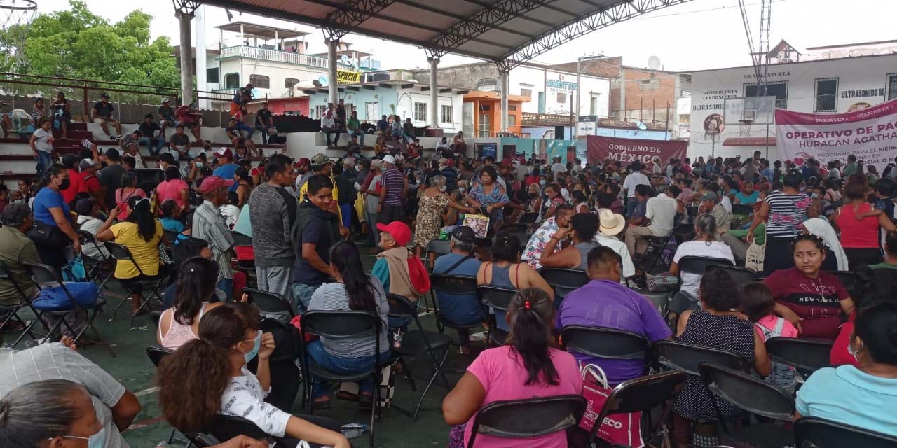Dice Bienestar que entregó 20 mil apoyos por Agatha | El Imparcial de Oaxaca