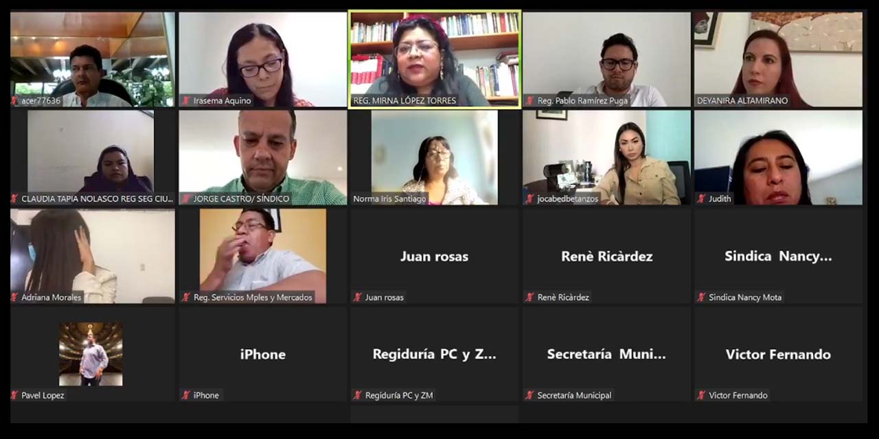Una “pachanga”, la sesión virtual de cabildo | El Imparcial de Oaxaca