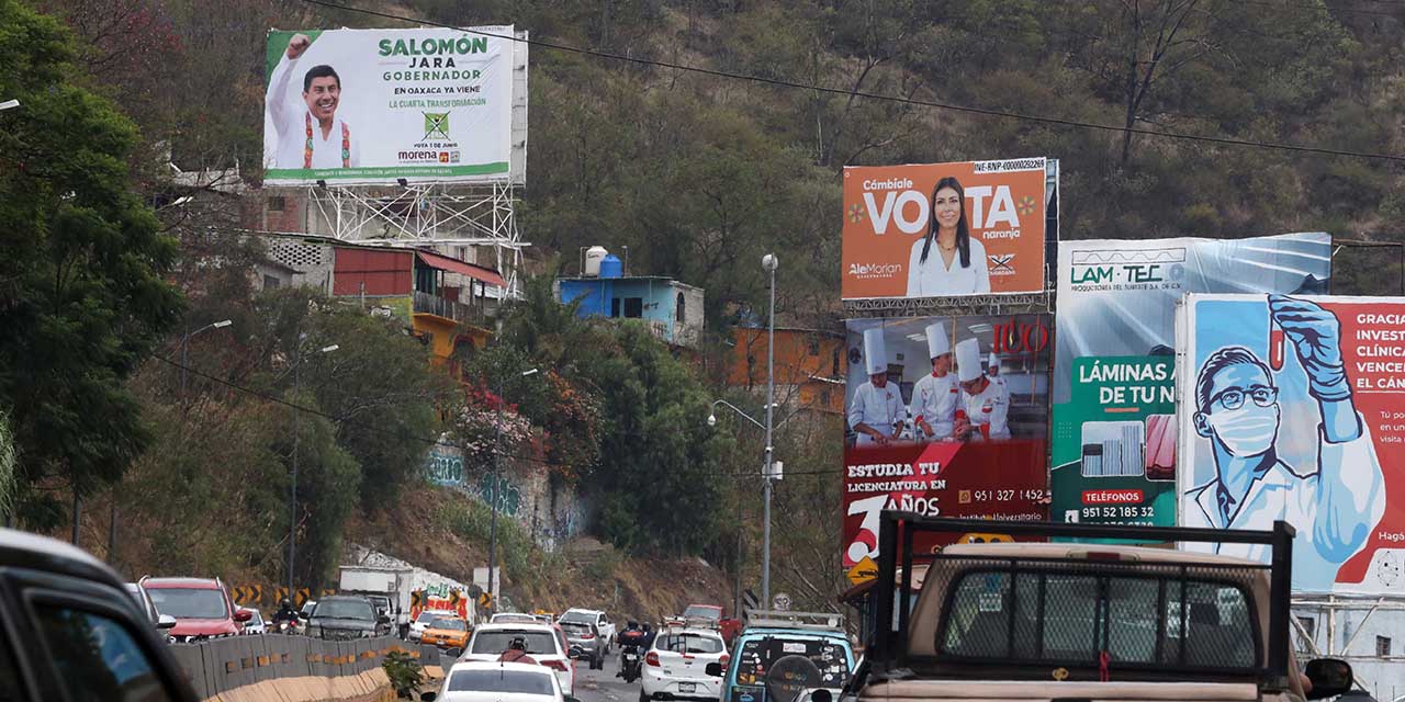 Le apuestan candidatos a los espectaculares | El Imparcial de Oaxaca