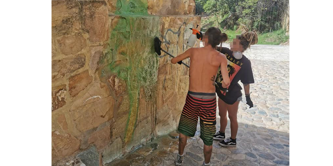 Dañan acueducto de la Cascada y lo limpian | El Imparcial de Oaxaca