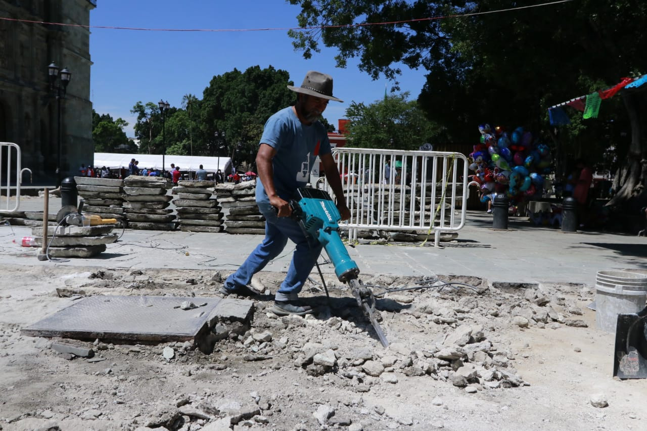 Remodelan cantera en la Alameda de León | El Imparcial de Oaxaca