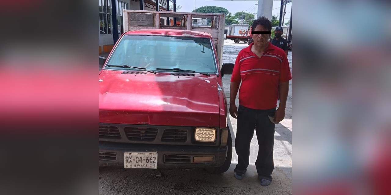 Lo detienen al intentar llevarse camioneta ajena | El Imparcial de Oaxaca