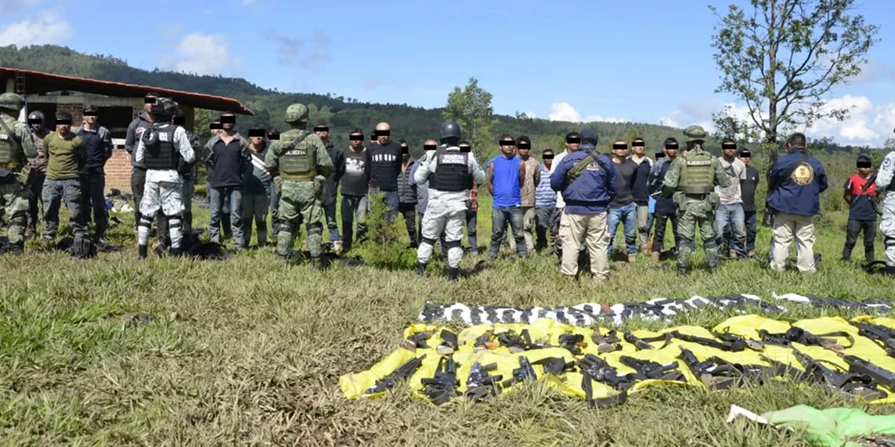 Golpe al CJNG en Michoacán: detuvieron a 37 sicarios con arsenal de alto poder | El Imparcial de Oaxaca