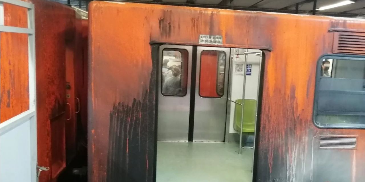 Viral: Se quema vagón del metro de la CDMX | El Imparcial de Oaxaca