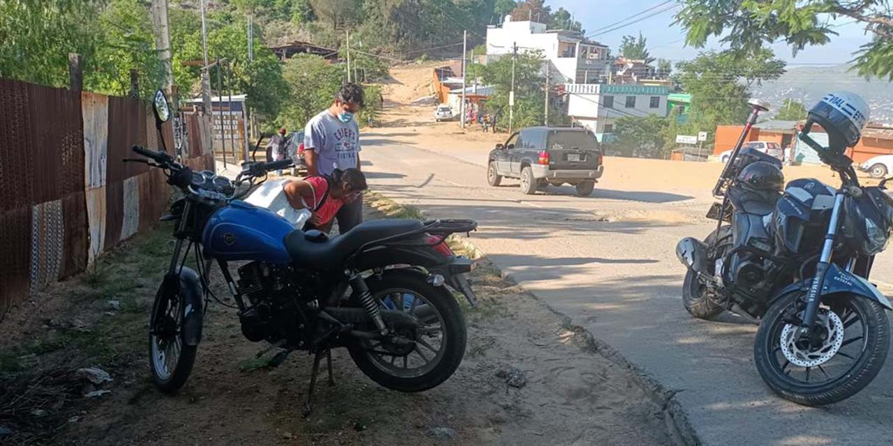 Se lesionan al derrapar en su motocicleta | El Imparcial de Oaxaca