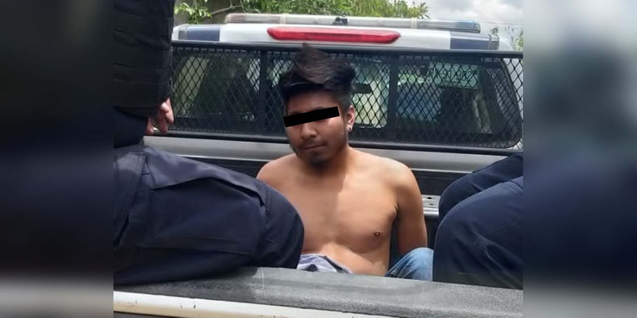 Detienen a un sujeto por presunto robo en una vecindad | El Imparcial de Oaxaca