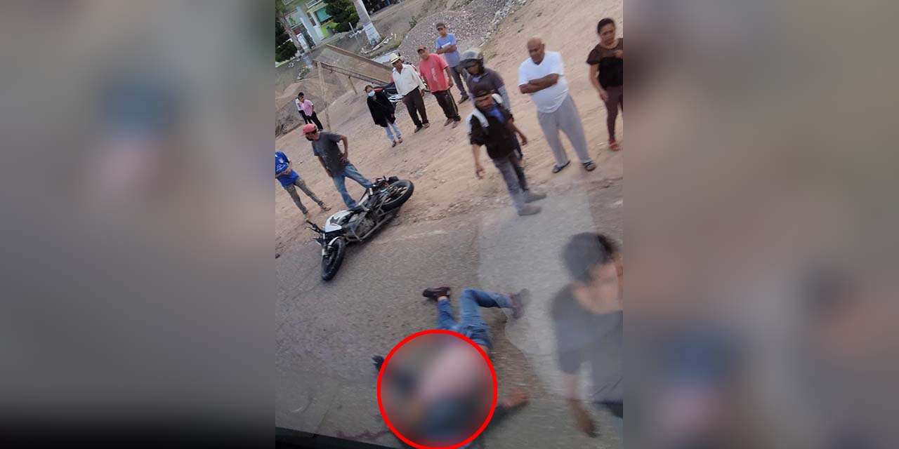 Motociclista sale herido gravemente en colisión vial | El Imparcial de Oaxaca
