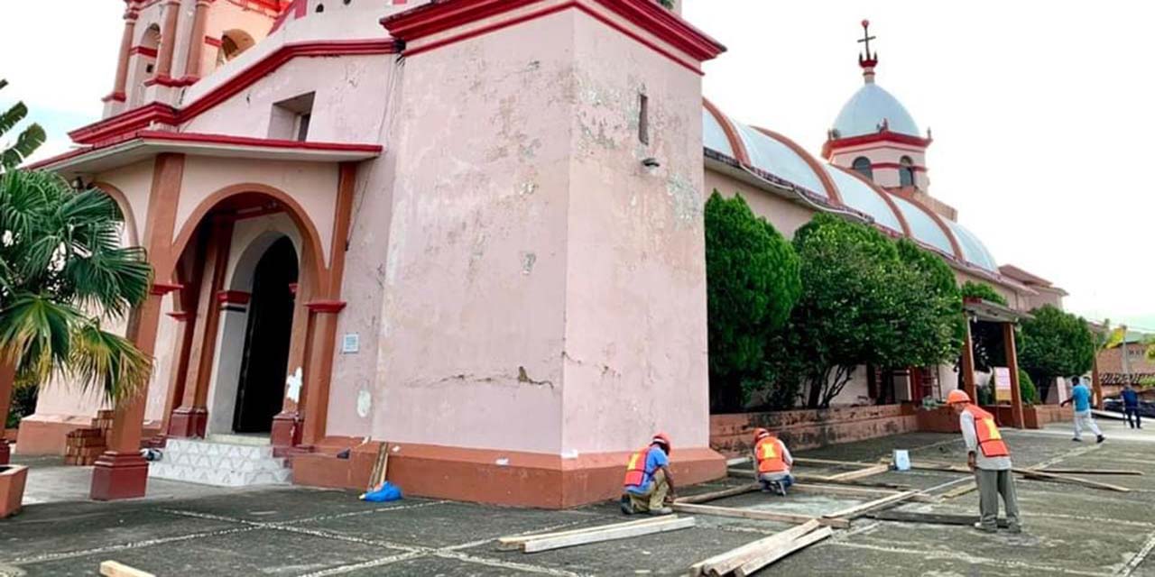 Inicia restauración de iglesia en Huaxpaltepec | El Imparcial de Oaxaca