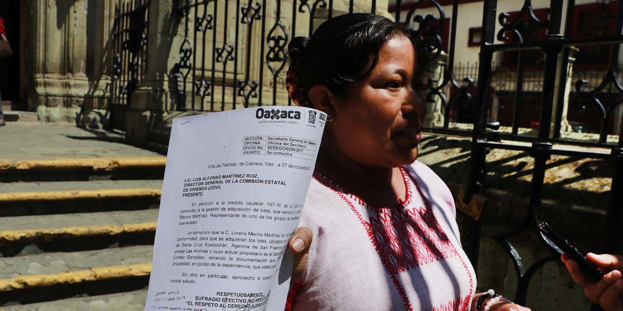 Pide Lorena Merino resolver desplazamiento de Triquis | El Imparcial de Oaxaca