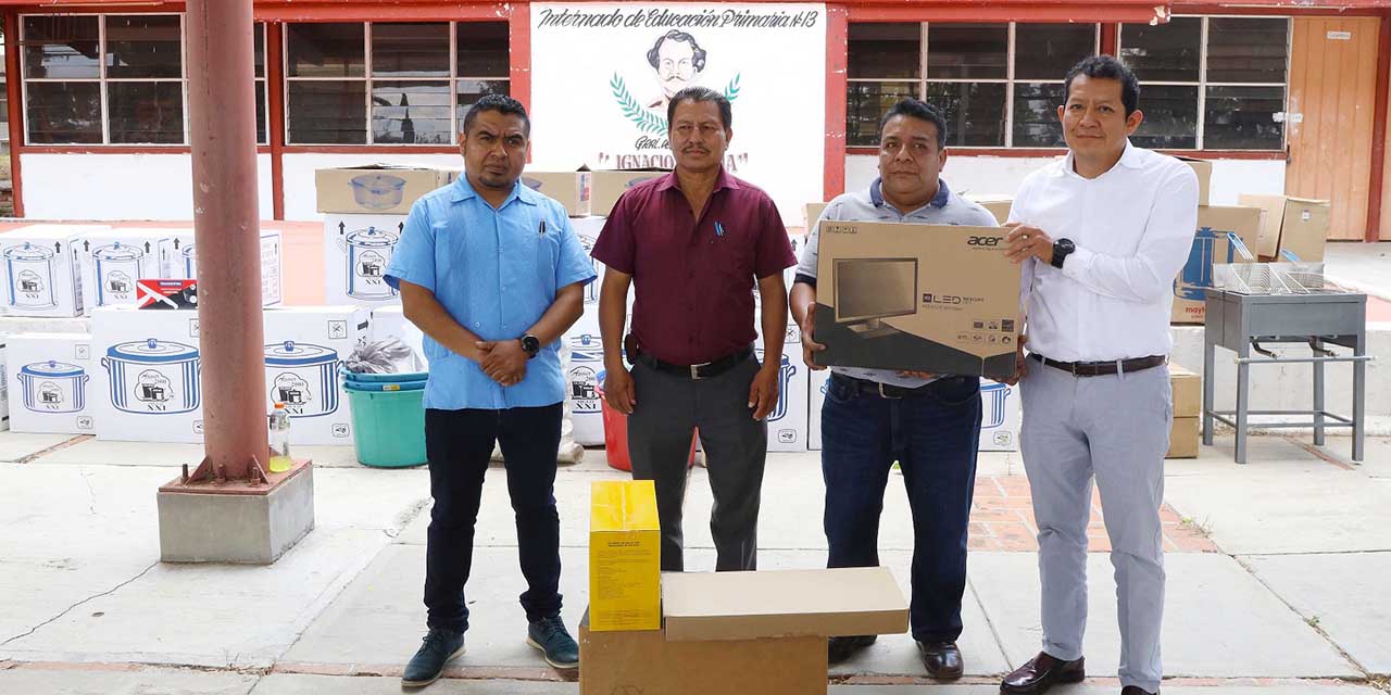 Equipa IEEPO cocina del internado “Ignacio Mejía” | El Imparcial de Oaxaca