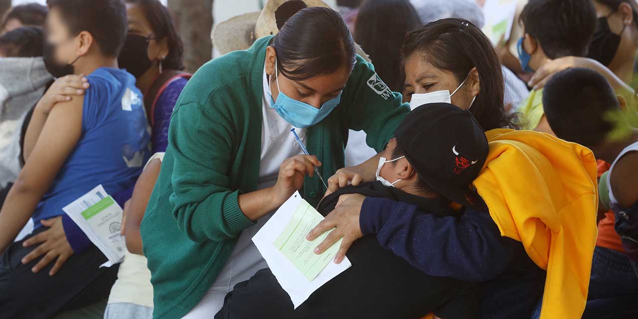 Baja afluencia de vacunación a menores de 5 a 11 años | El Imparcial de Oaxaca