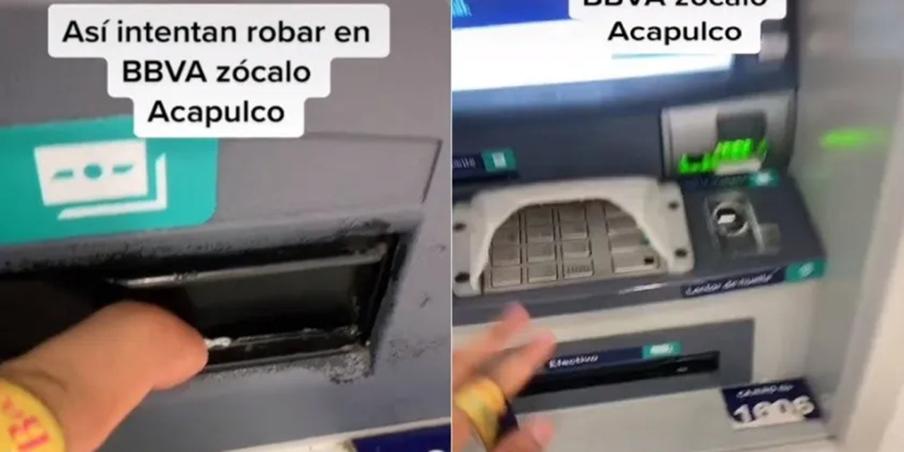 VIDEO: Así es como ponen pegamento en cajeros automáticos para poder robar | El Imparcial de Oaxaca