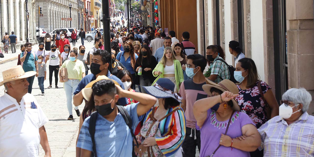 Oaxaca de Juárez, con mil 249 casos activos de Covid-19