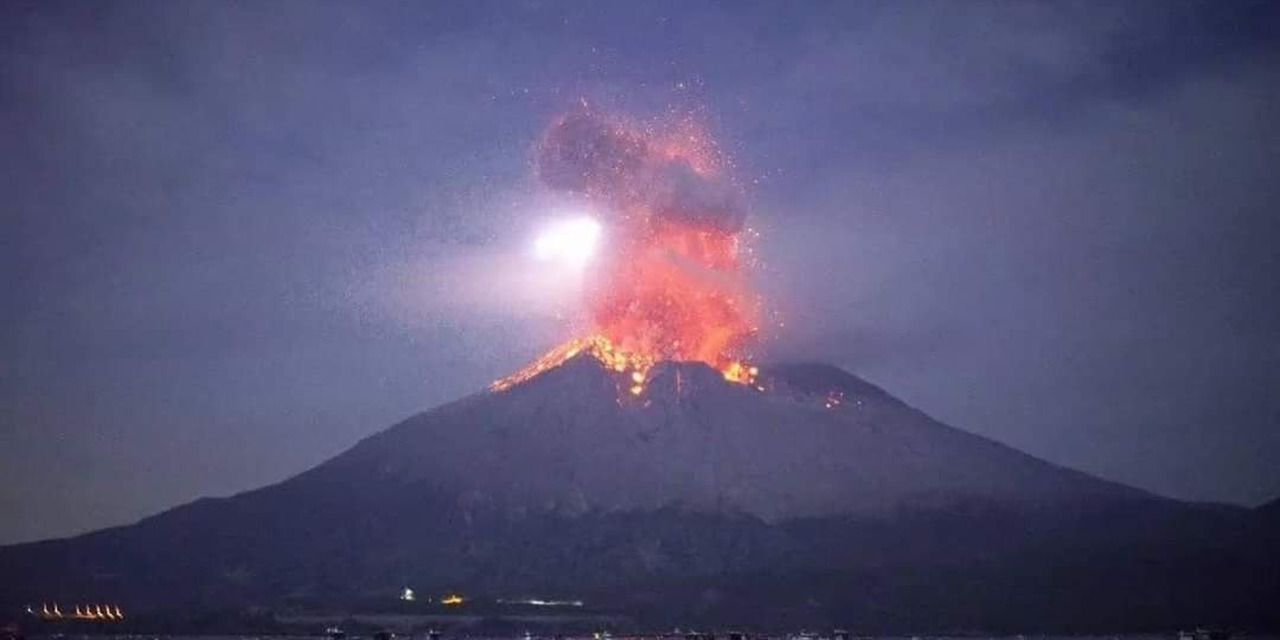 Japón en alerta máxima por la erupción del volcán “Sakurajima” | El Imparcial de Oaxaca