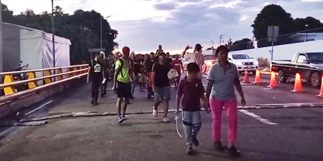 Caravana de migrantes sale de Chiapas a Tapanatepec | El Imparcial de Oaxaca