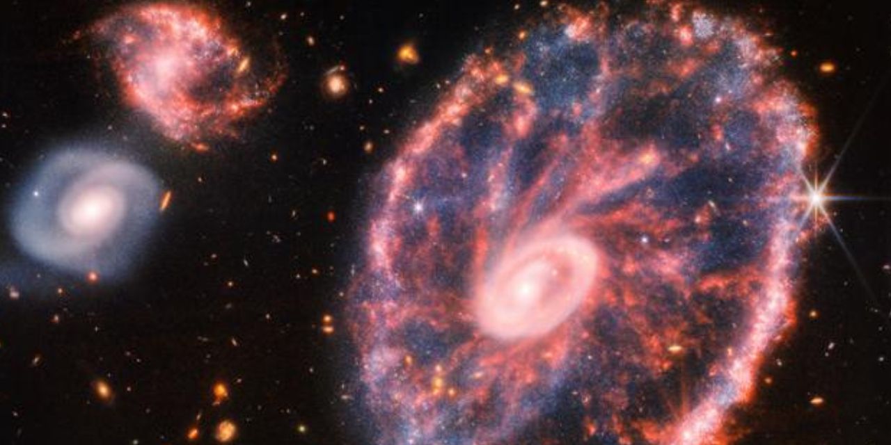 El telescopio James Webb revela misterios de la caprichosa galaxia Rueda de Carro | El Imparcial de Oaxaca