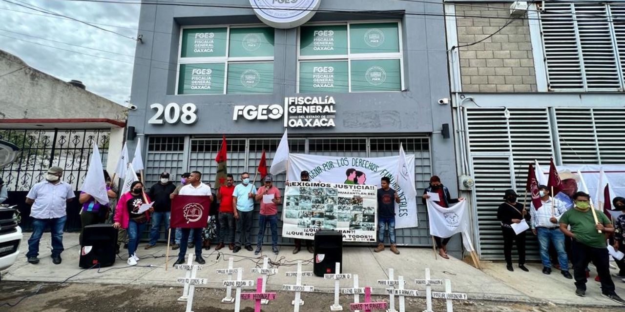 Protesta MULT en la Fiscalía de Oaxaca | El Imparcial de Oaxaca