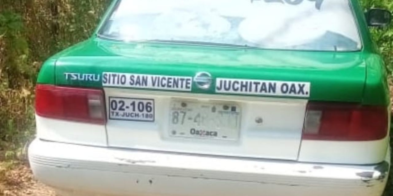 Localizan taxi   robado en Juchitán  | El Imparcial de Oaxaca