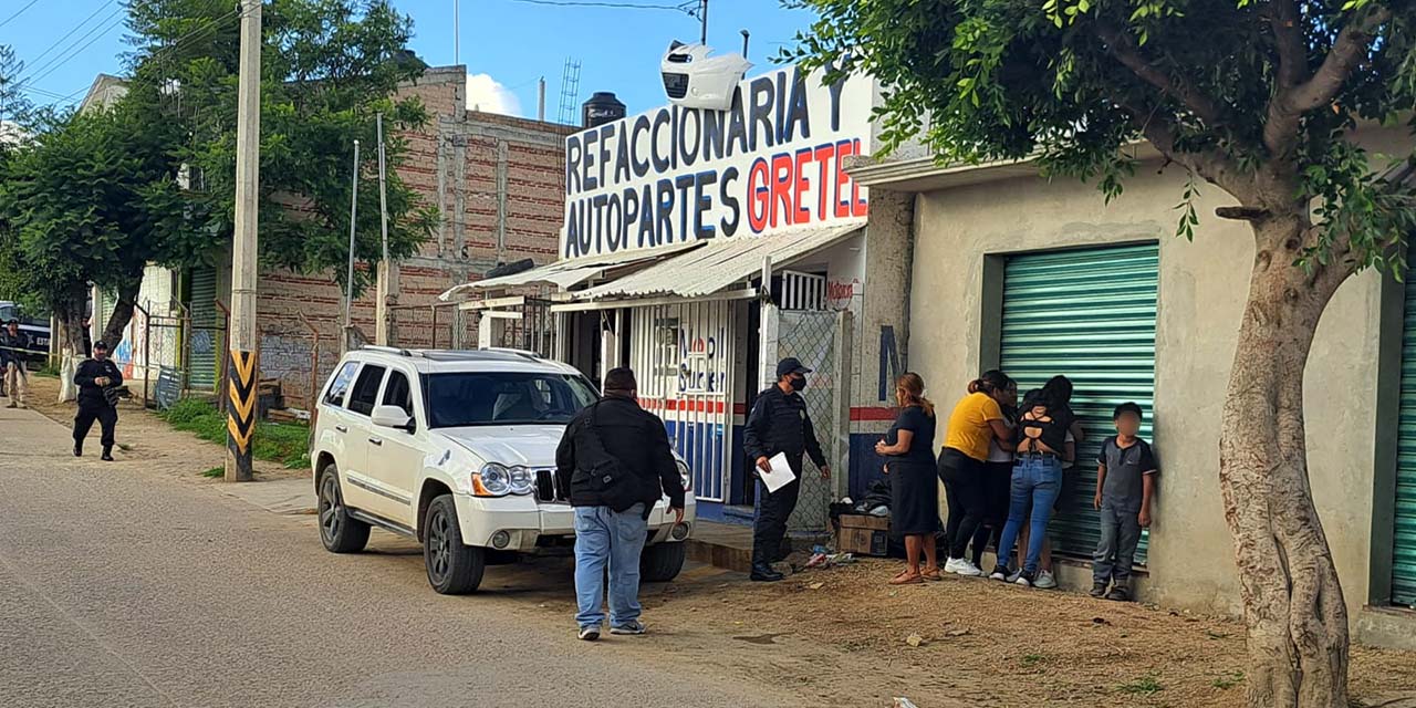 Ejecutan a hombre en su refaccionaria | El Imparcial de Oaxaca