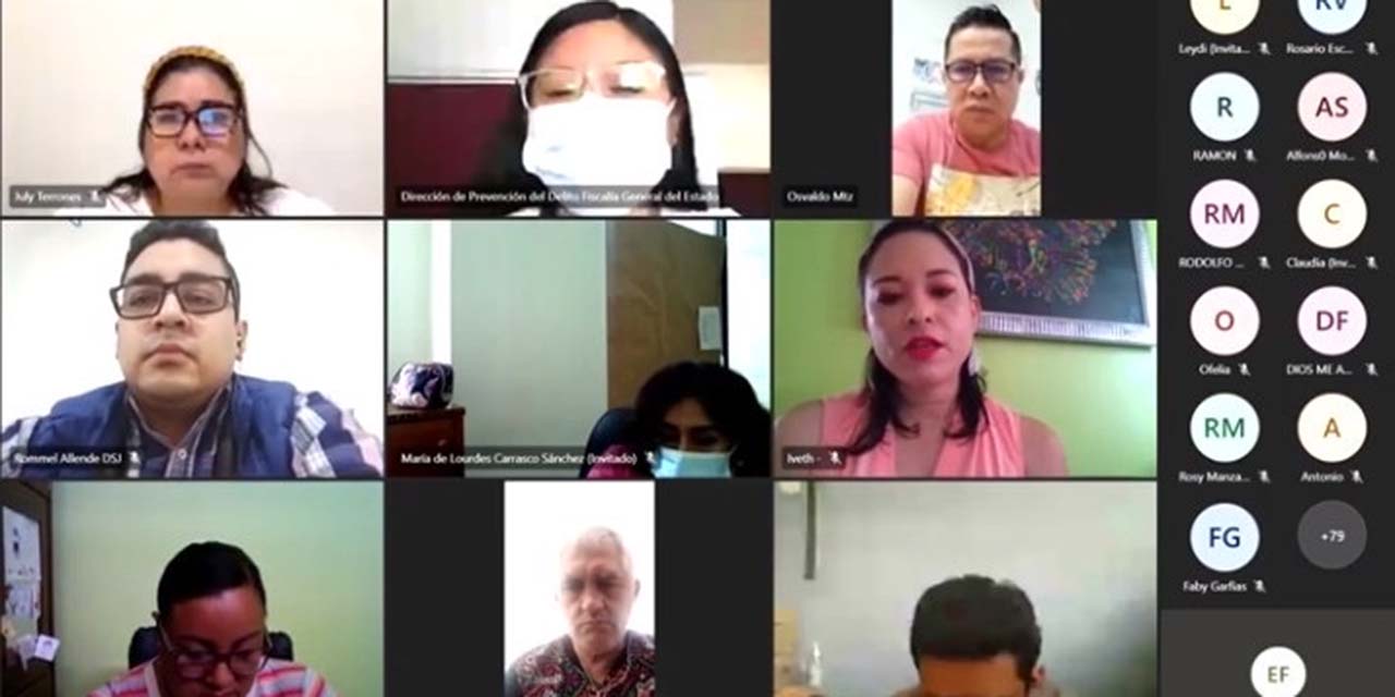 Participa personal del IEEPO en ciclo de conferencias impartidas por la FGEO | El Imparcial de Oaxaca