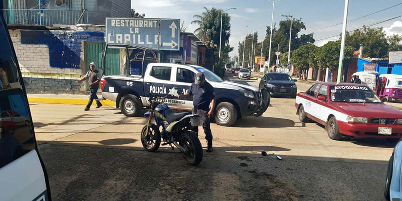 Chocan moto y mototaxi en Zaachila | El Imparcial de Oaxaca