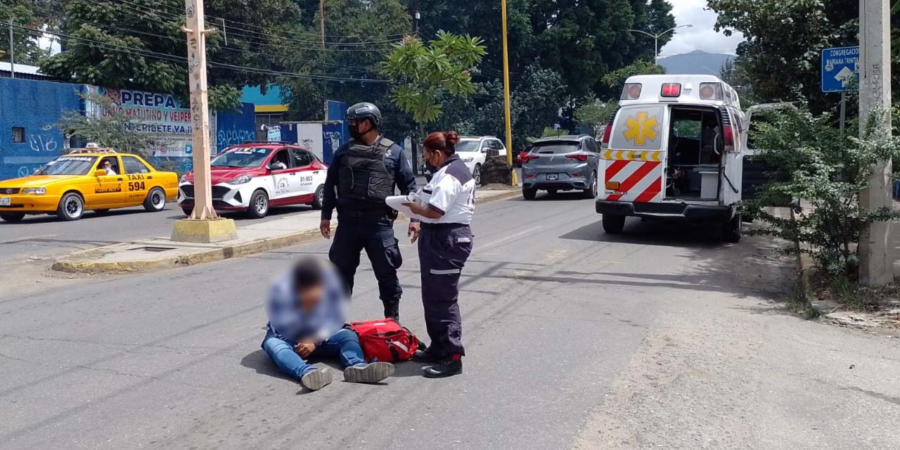 Fémina atropella a joven motociclista | El Imparcial de Oaxaca
