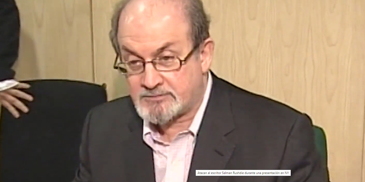 (VIDEO) Atacan al escritor Salman Rushdie durante conferencia en NY | El Imparcial de Oaxaca