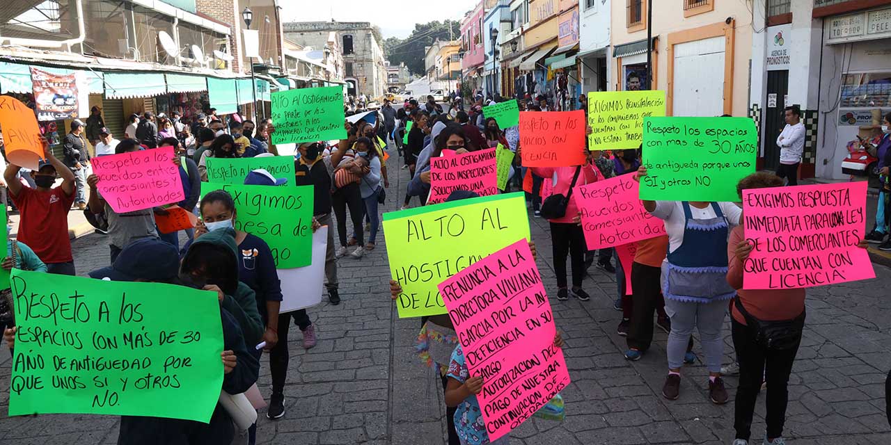 Ante ambulantes, ni un paso atrás, dice Neri | El Imparcial de Oaxaca