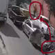 (VIDEO) Motociclista  choca y sale disparado contra vehículos