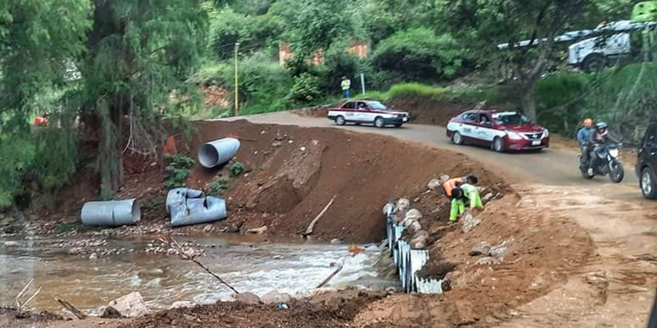 Lluvias vuelven a colapsar paso provisional en El Trapiche | El Imparcial de Oaxaca