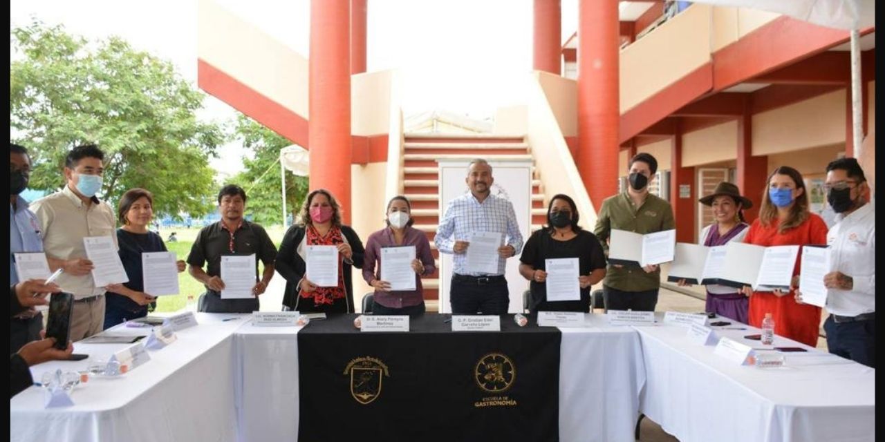Firma convenio sector restaurantero y Escuela de Gastronomía de la UABJO | El Imparcial de Oaxaca