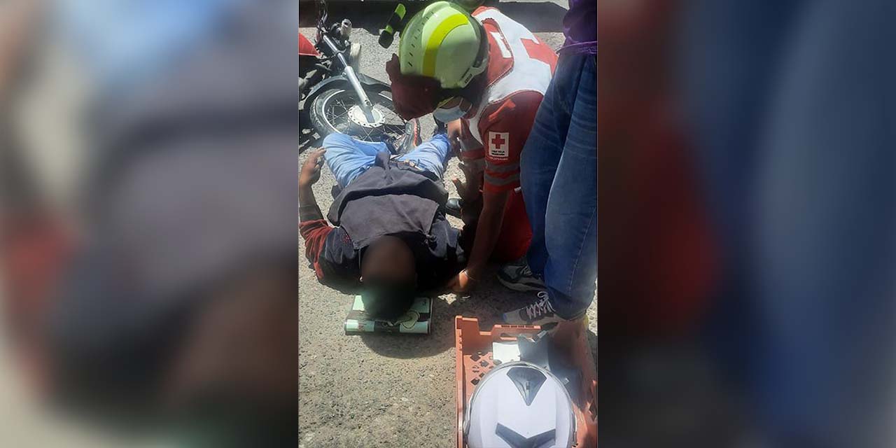 Taxista atropella a motociclista en col. de Huajuapan | El Imparcial de Oaxaca