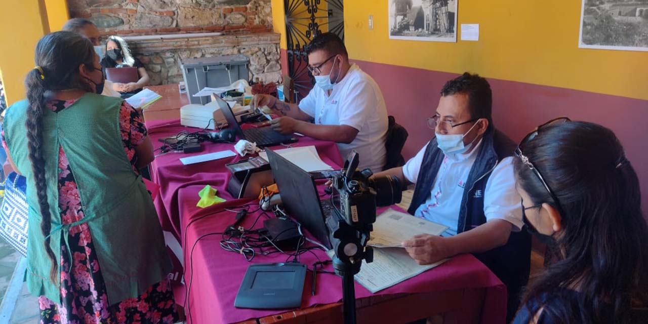 Atiende módulo del INE a cuicatecos | El Imparcial de Oaxaca