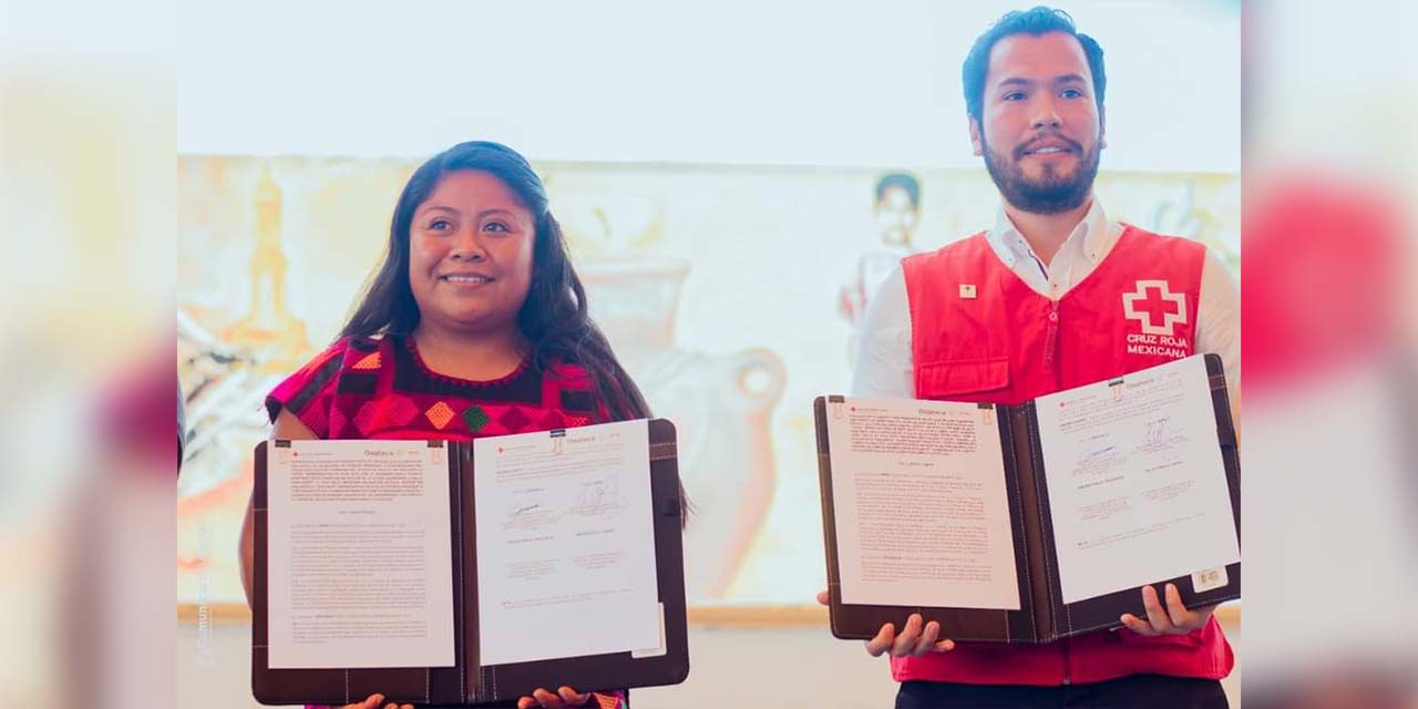 Firma convenio Sepia y Cruz Roja Oaxaca | El Imparcial de Oaxaca