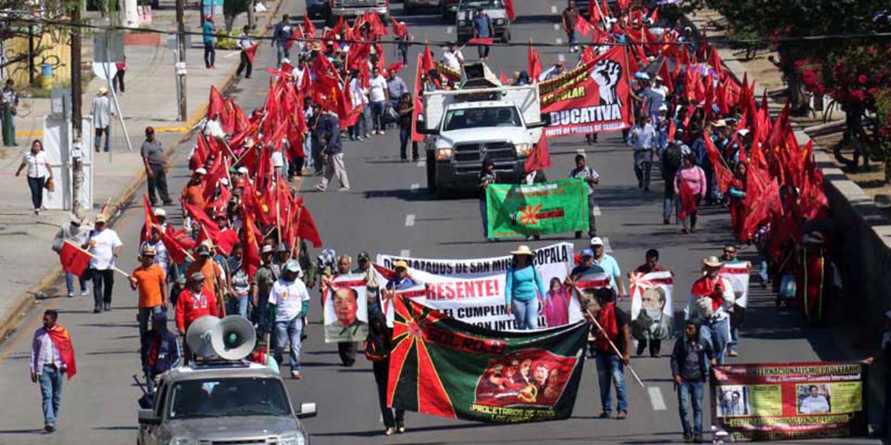 Organizaciones muestran músculo al nuevo gobierno | El Imparcial de Oaxaca