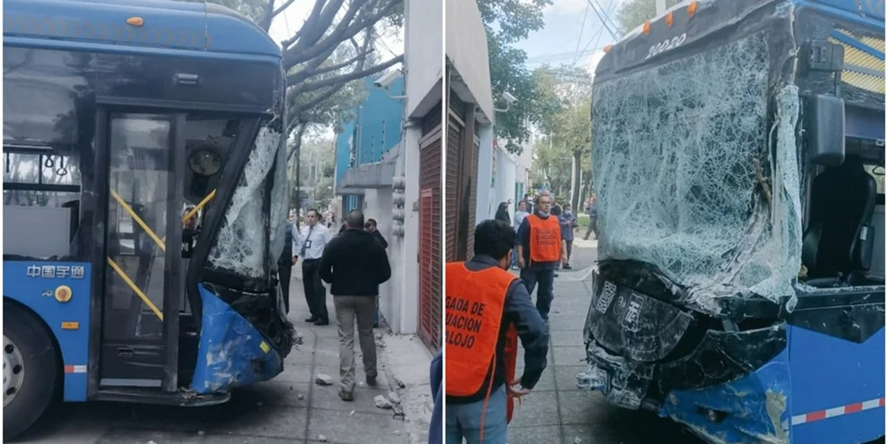 (video) Trolebús termina destrozado durante capacitación de chofer en Iztapalapa, hay tres heridos | El Imparcial de Oaxaca