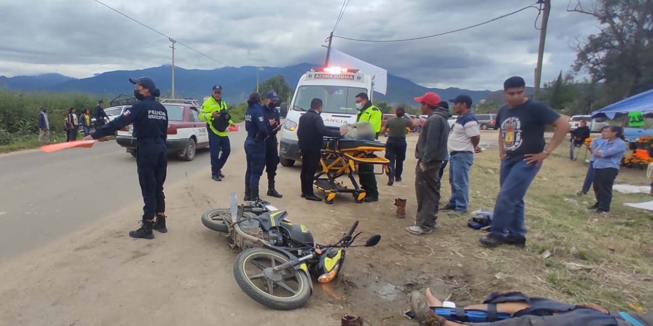 Arrollan a motociclistas en Cacaotepec | El Imparcial de Oaxaca